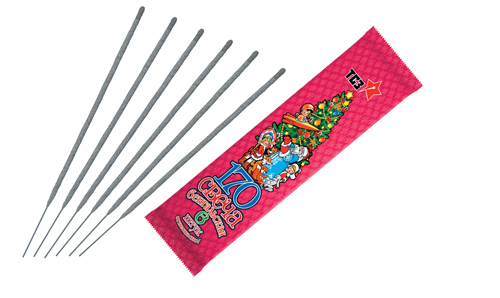  Бенгальские свечи 6 шт 170 мм в пакете  в Белогорске